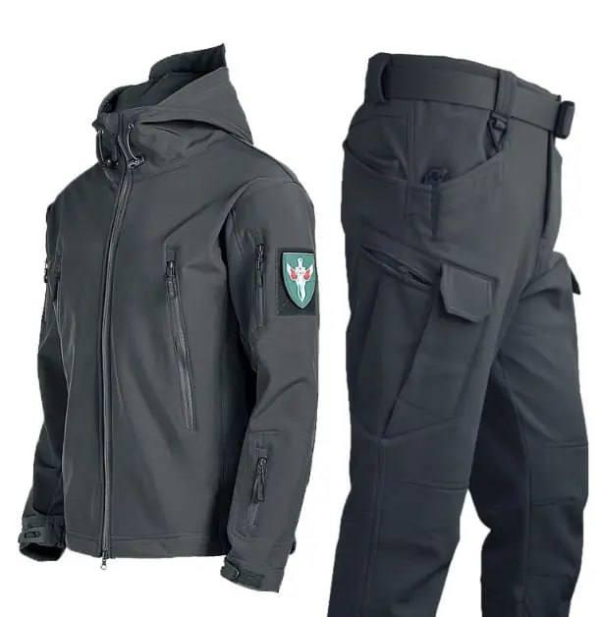 Костюм софтшел Gwild сірий Soft Shell на флісі