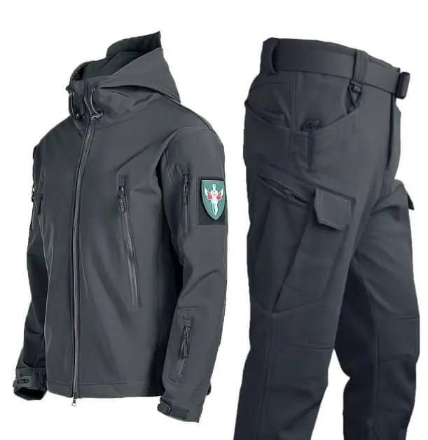 Костюм софтшел Gwild сірий Soft Shell на флісі