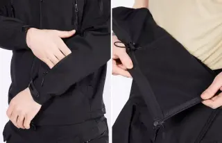 Костюм софтшел Gwild чорний Soft Shell на флісі