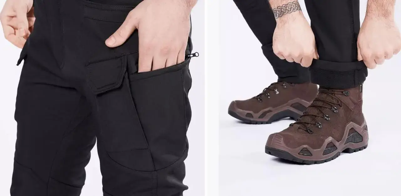 Костюм софтшел Gwild чорний Soft Shell на флісі