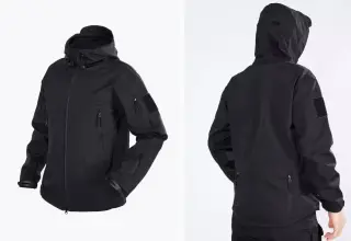 Костюм софтшел Gwild чорний Soft Shell на флісі