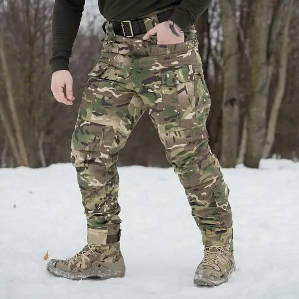 Штани водовідштовхувальні 13 кишень зимові тактичні на флісі Apex мультикам