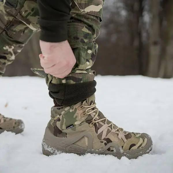 Штани водовідштовхувальні 13 кишень зимові тактичні на флісі Apex мультикам