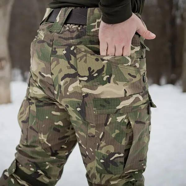 Штани водовідштовхувальні 13 кишень зимові тактичні на флісі Apex мультикам