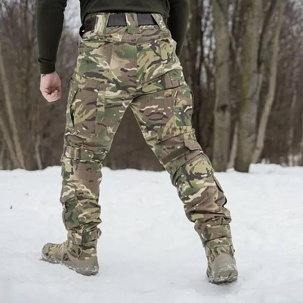 Штани водовідштовхувальні 13 кишень зимові тактичні на флісі Apex мультикам