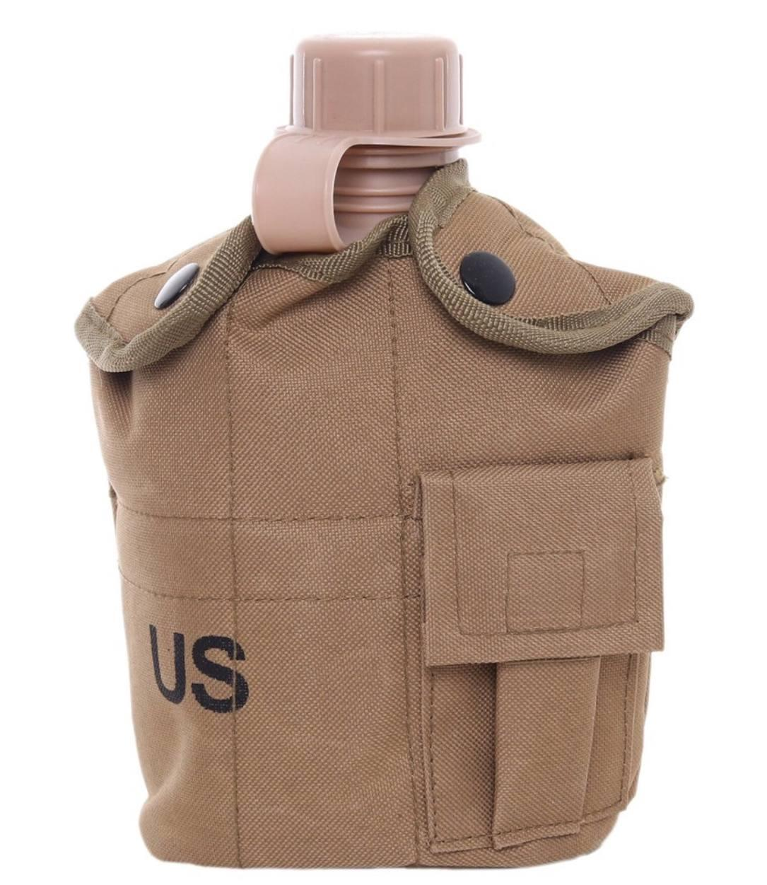 Фляга пластикова US 1L з казанком