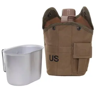 Фляга пластикова US 1L з казанком