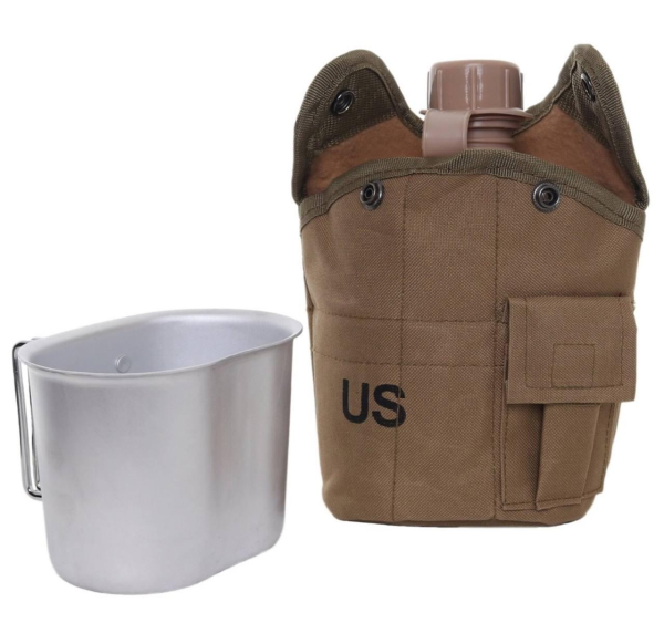 Фляга пластикова US 1L з казанком