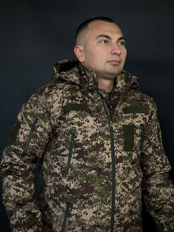 Куртка зимова V&Т SoftShell Max-Heat Хижак.