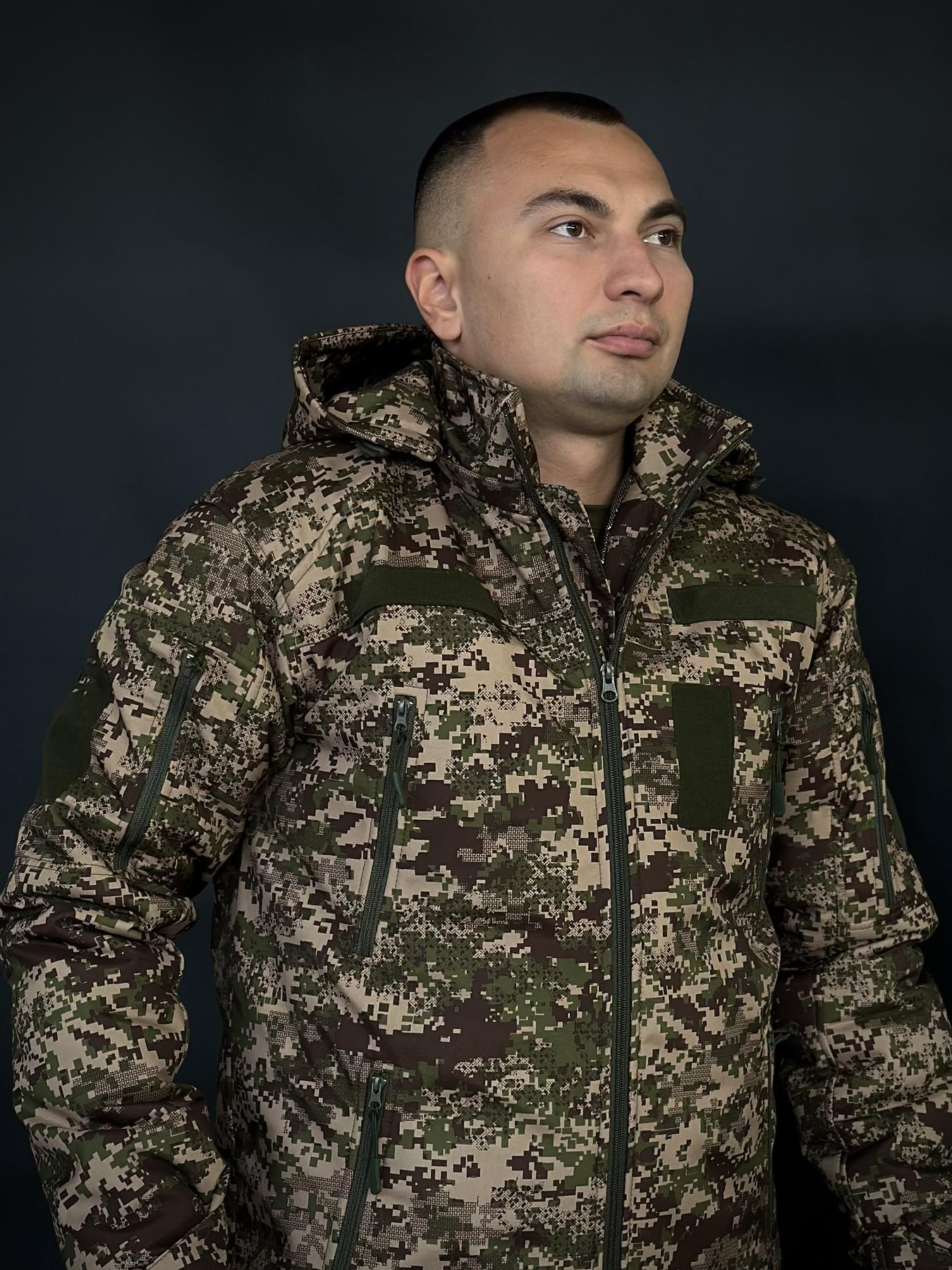 Куртка зимова V&Т SoftShell Max-Heat Хижак.