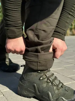 Штани олива Soft Shell Bass