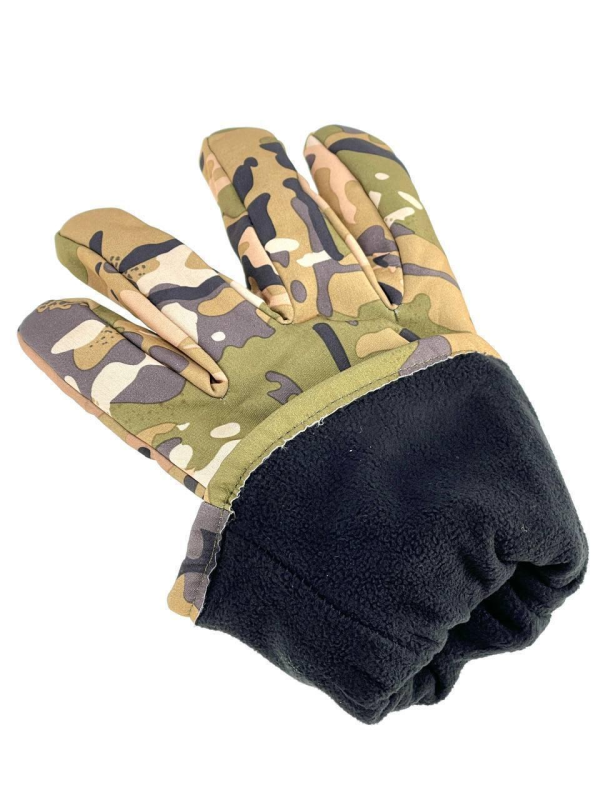 Рукавиці тактичні Soft Shell 5.0 мультикам