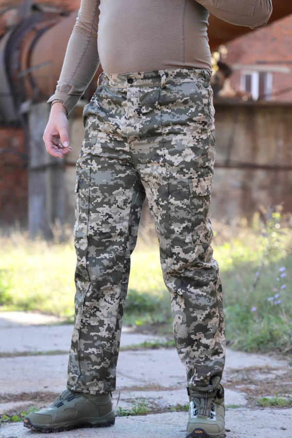 Штани зимові піксель