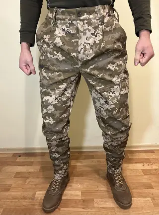Штани софтшел на флісі піксель v2