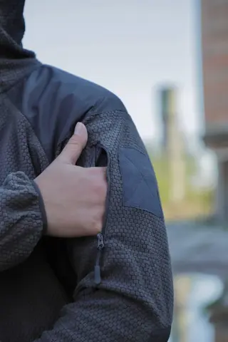 Топова фліска вафелька сіра 5.0