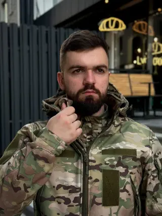 Тактичний костюм на флісі Soft Shell мультикам