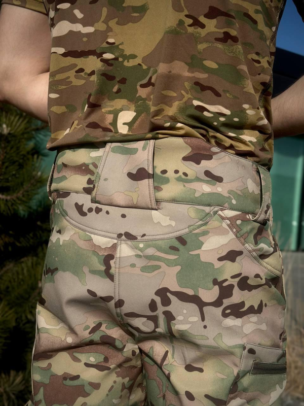 Тактичний костюм на флісі Soft Shell мультикам