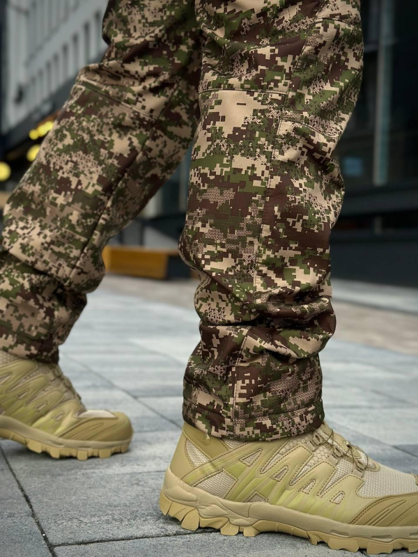 Тактичний костюм на флісі Soft Shell Хижак MILITARY