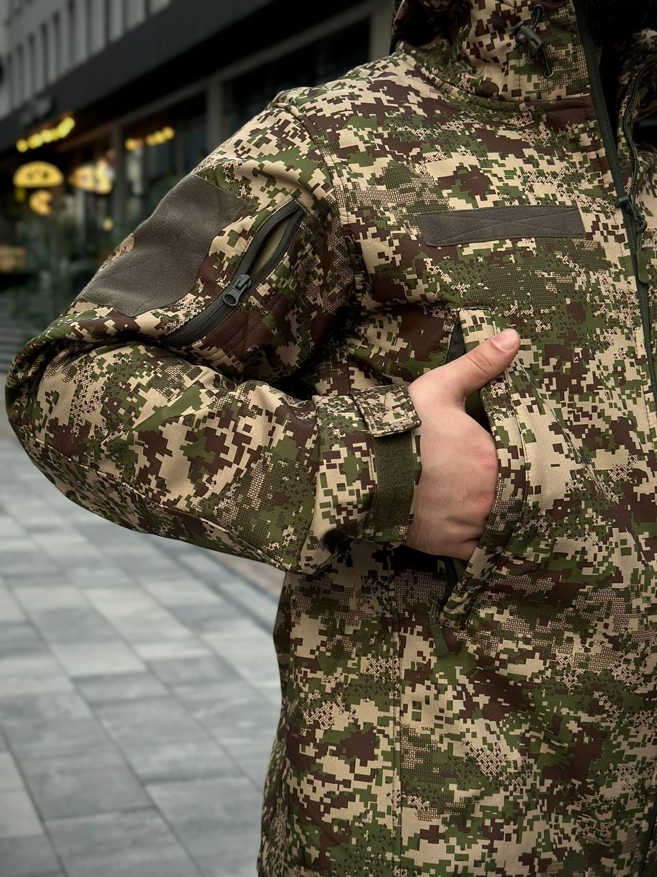 Тактичний костюм на флісі Soft Shell Хижак MILITARY