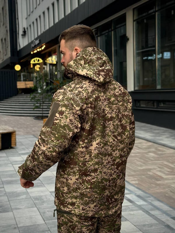 Тактичний костюм на флісі Soft Shell Хижак MILITARY