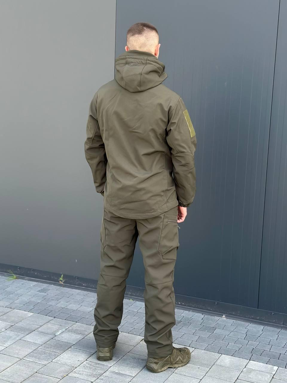 Костюм олива софтшел B&L