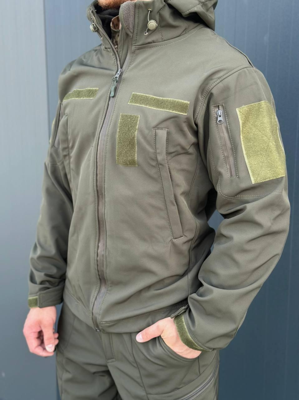 Костюм олива софтшел B&L