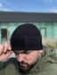 Шапка Helikon Range Beanie Grid Fleece - Black. - Photo 1