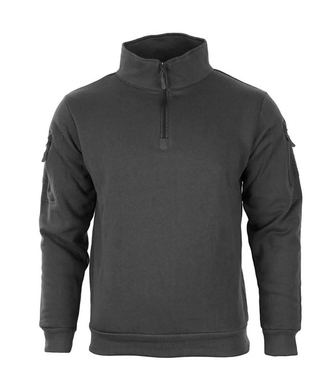 Кофта тактична MIL-TEC Tactical Sweatshirt Чорна