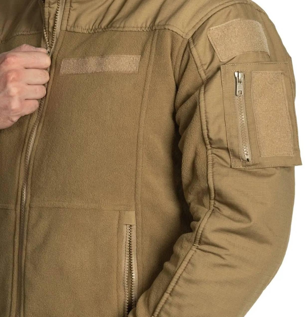 Флісова кофта тактична MFH «Combat» Coyote Tan