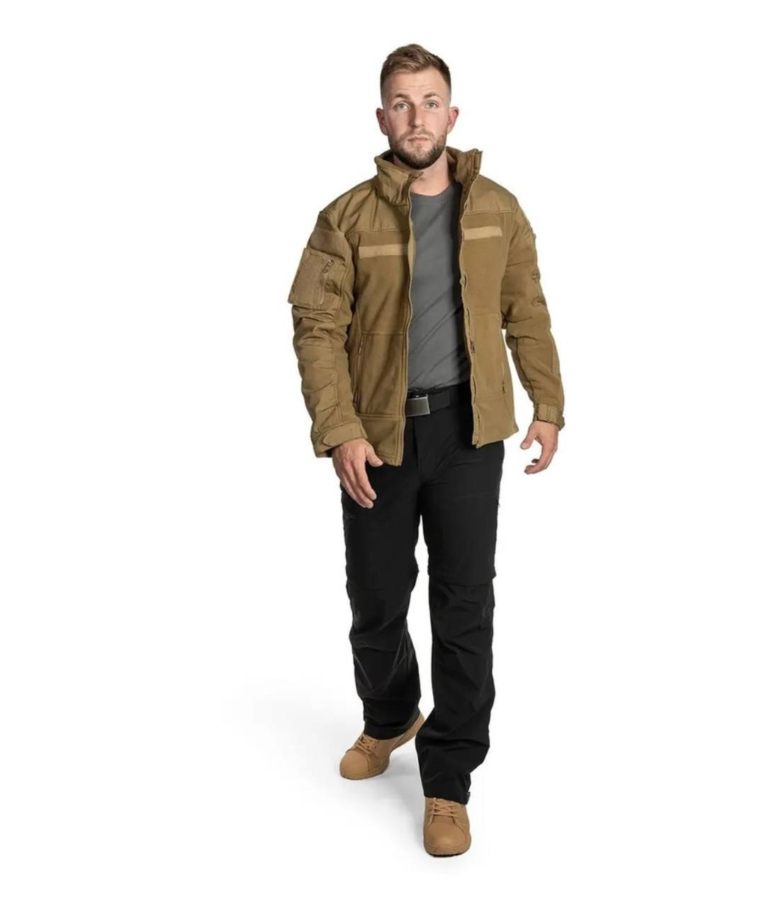 Флісова кофта тактична MFH «Combat» Coyote Tan