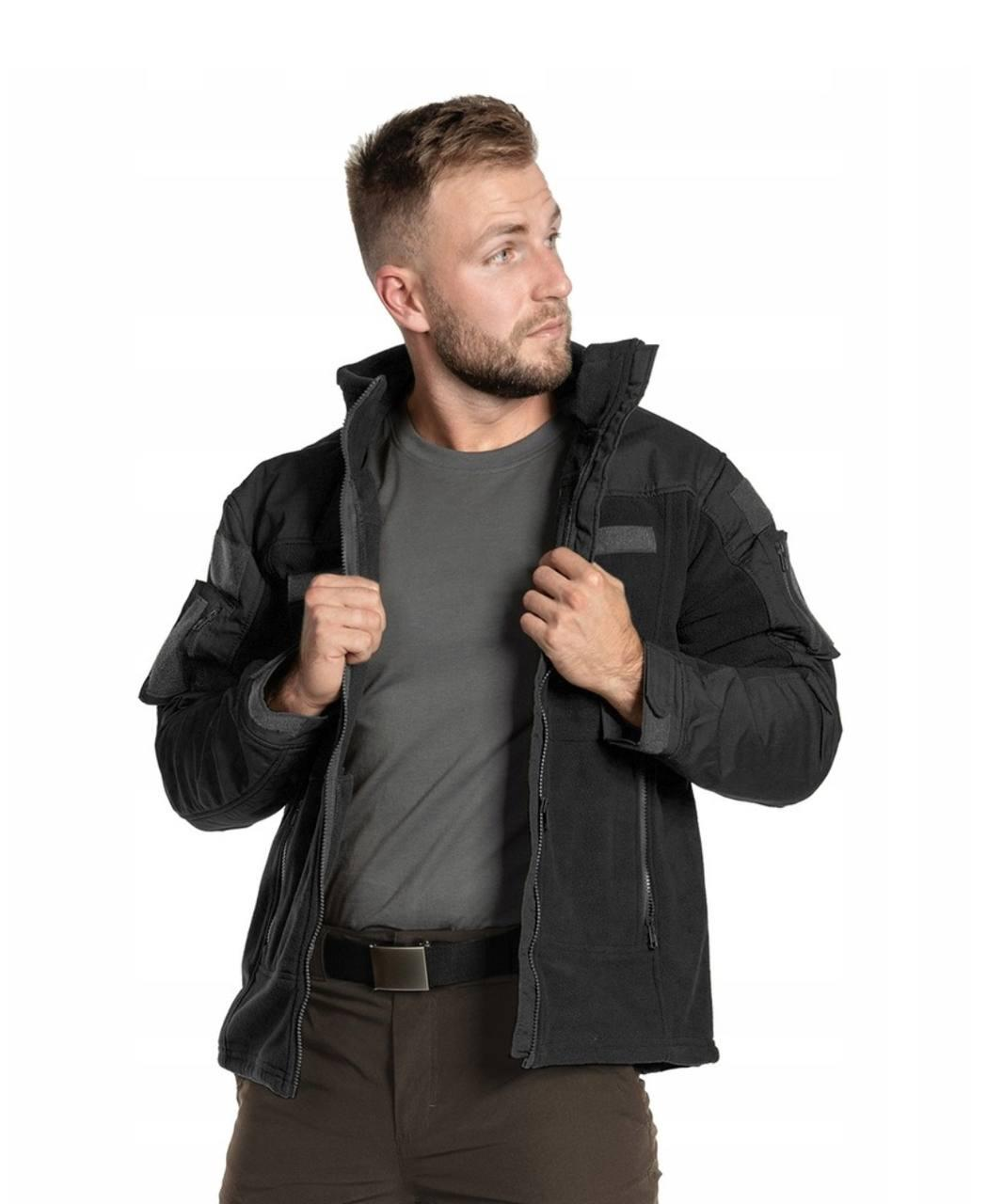 Флісова кофта тактична MFH «Combat» Black