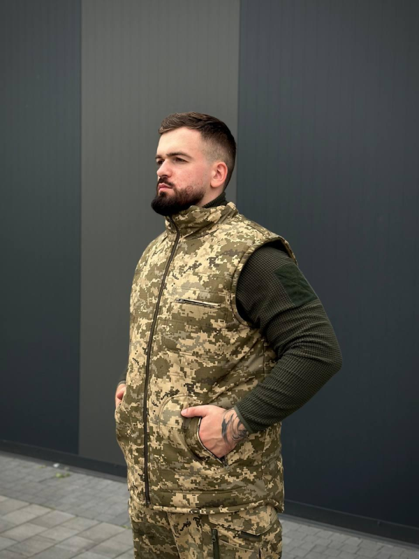 Тактична військова Жилетка B&L піксель
