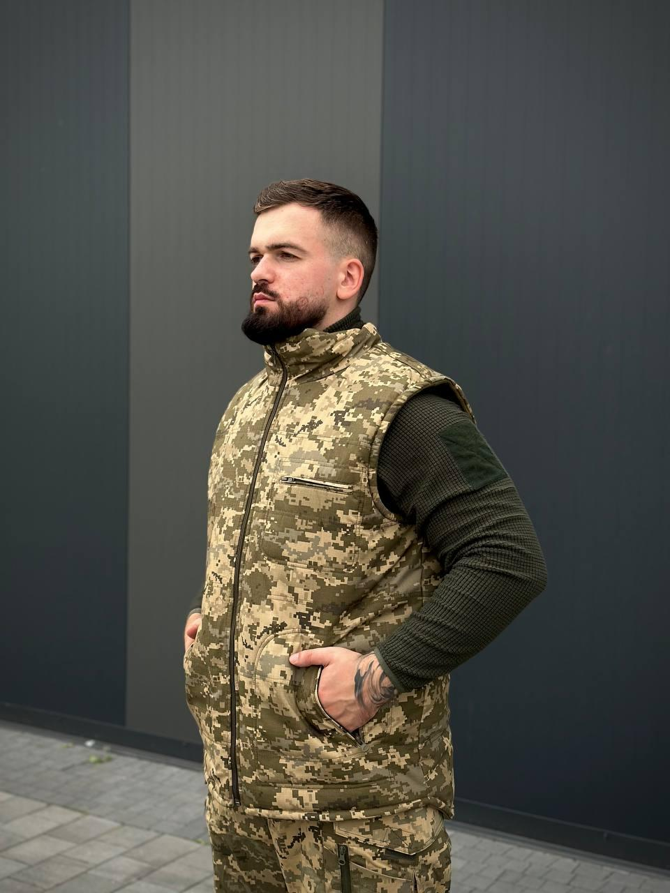 Тактична військова Жилетка B&L піксель