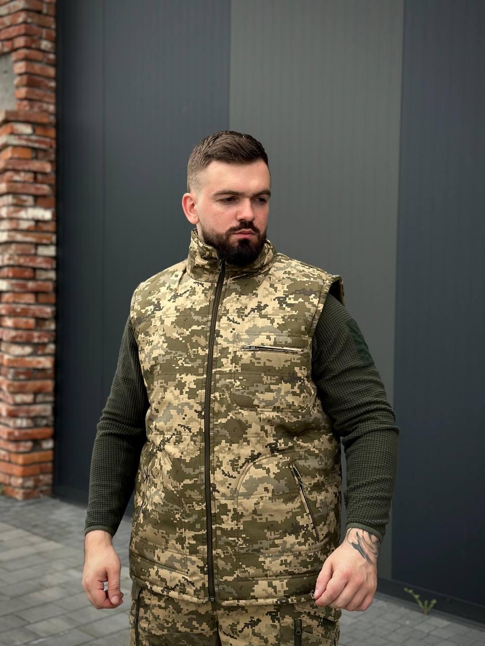 Тактична військова Жилетка B&L піксель
