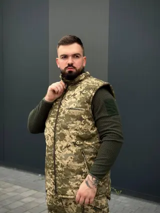 Тактична військова Жилетка B&L піксель