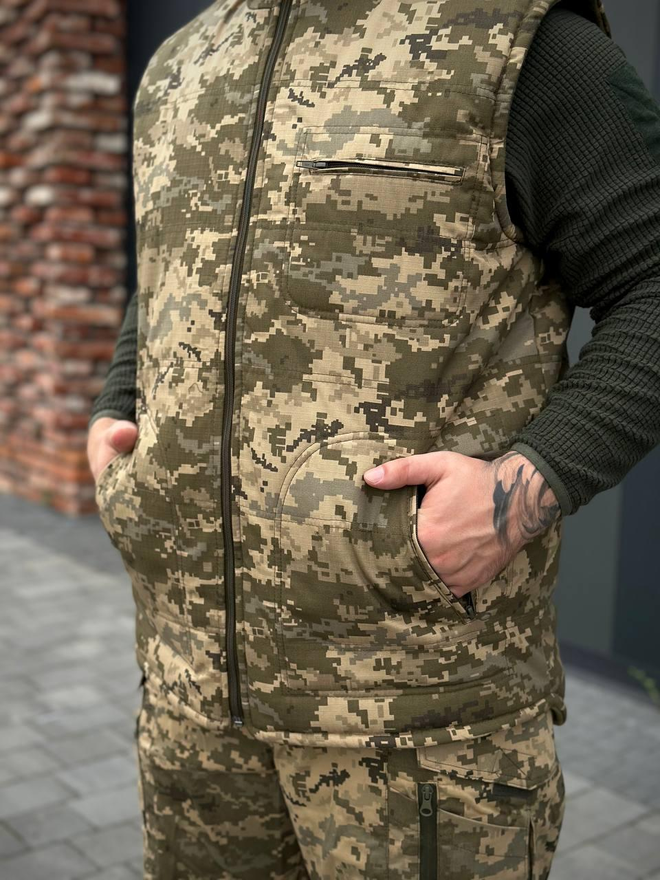 Тактична військова Жилетка B&L піксель