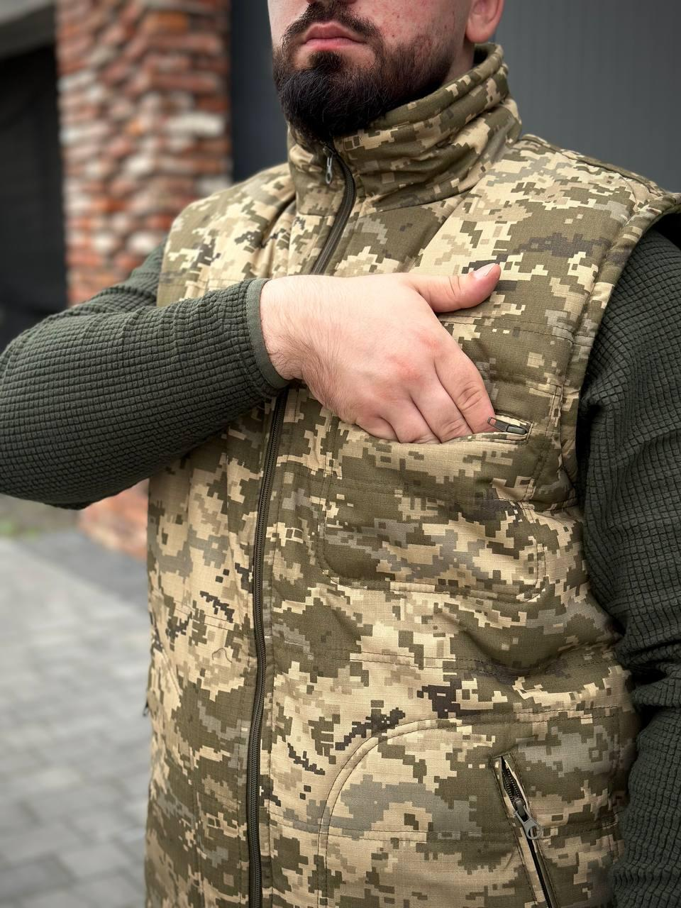 Тактична військова Жилетка B&L піксель