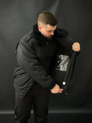 Бушлат чорний B&L ТИТАН