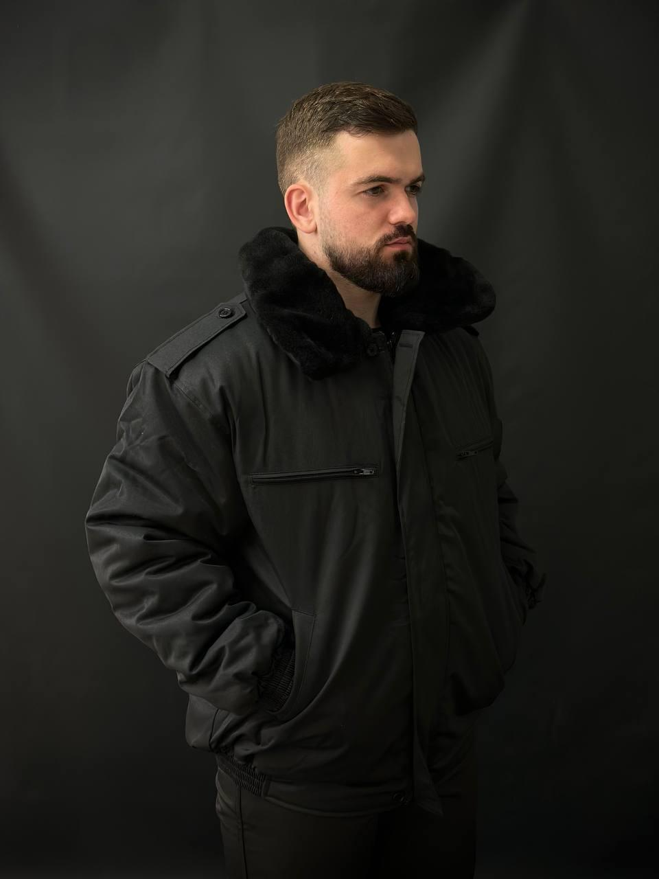Бушлат чорний B&L ТИТАН
