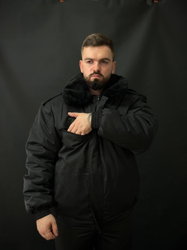 Бушлат чорний B&L ТИТАН
