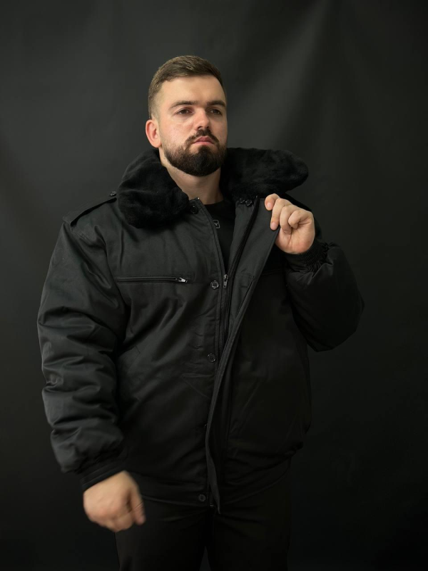 Бушлат чорний B&L ТИТАН