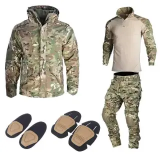 Костюм 3в1 Han Wild Multicam G8 куртка та штани та убакс мультикам наколінники та налокітники