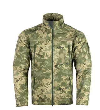Куртка SoftShell з липучками для шевронів піксель V&T
