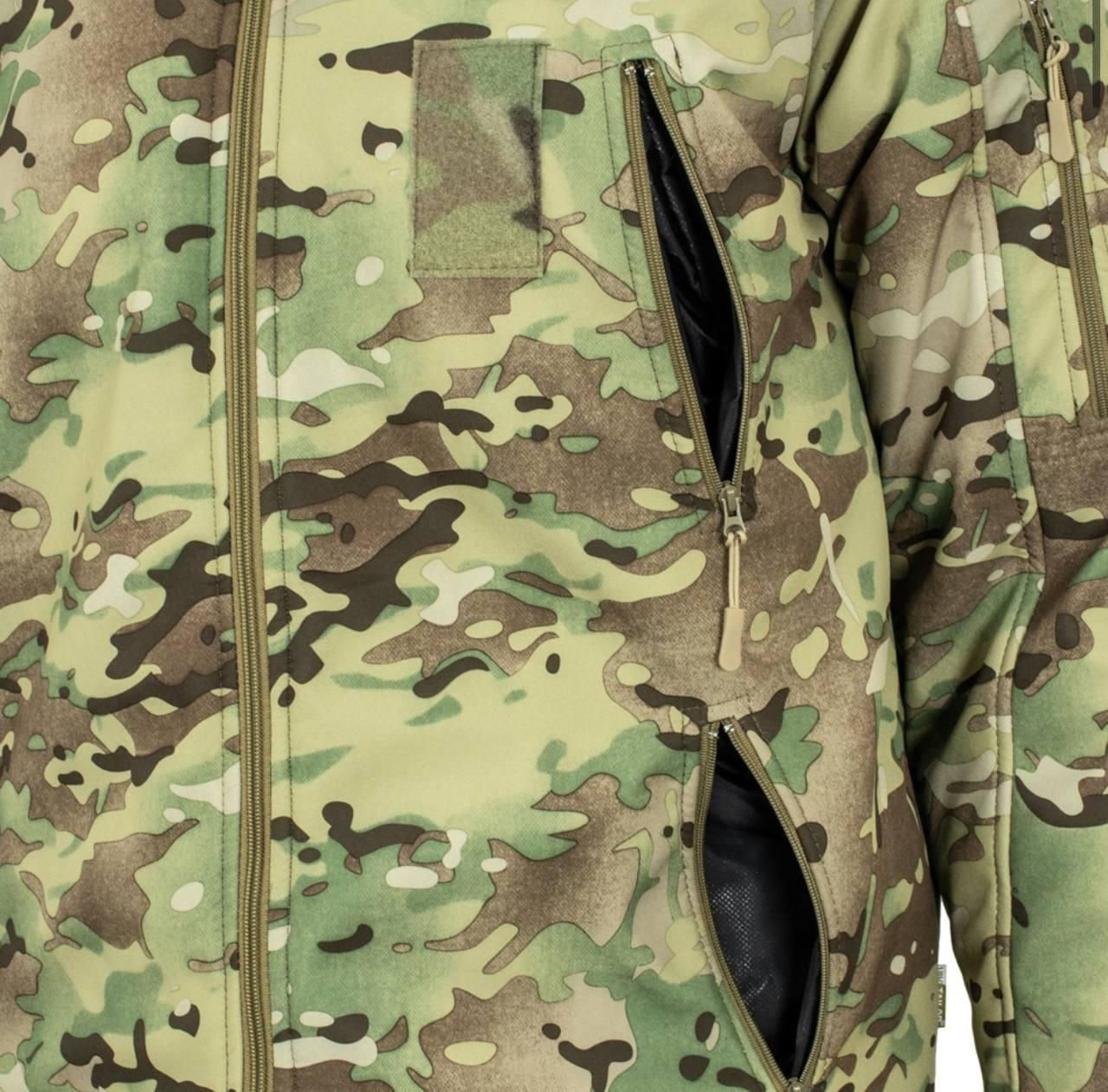 Куртка зимова SoftShell Max-Heat Multicam V&T