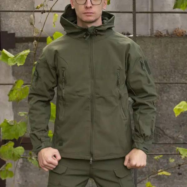 Куртка софтшел Gman Олива Soft Shell на флісі