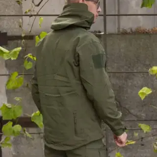 Куртка софтшел Gman Олива Soft Shell на флісі