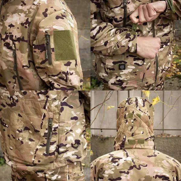 Куртка на флісі Soft Shell мультикам Dewspo