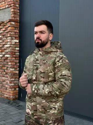 Куртка-парка HAN WILD G8 мультикам з флісовою підкладкою