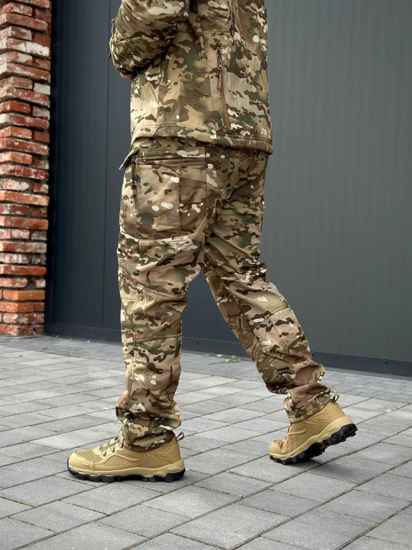 Утеплений костюм 3 в 1 🛑Soft Shell Esdy мультикам з бойовою рубашкою Han Wild Multicam