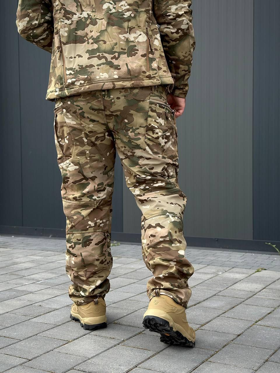Утеплений костюм 3 в 1 🛑Soft Shell Esdy мультикам з бойовою рубашкою Han Wild Multicam